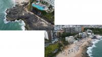 Vista panorâmica da Praia de Buracão.