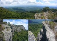 Trilha do Avião Caído, flanco SE da serra Tepequém