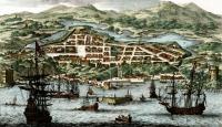 Dique do Tororó no passado colonial.
